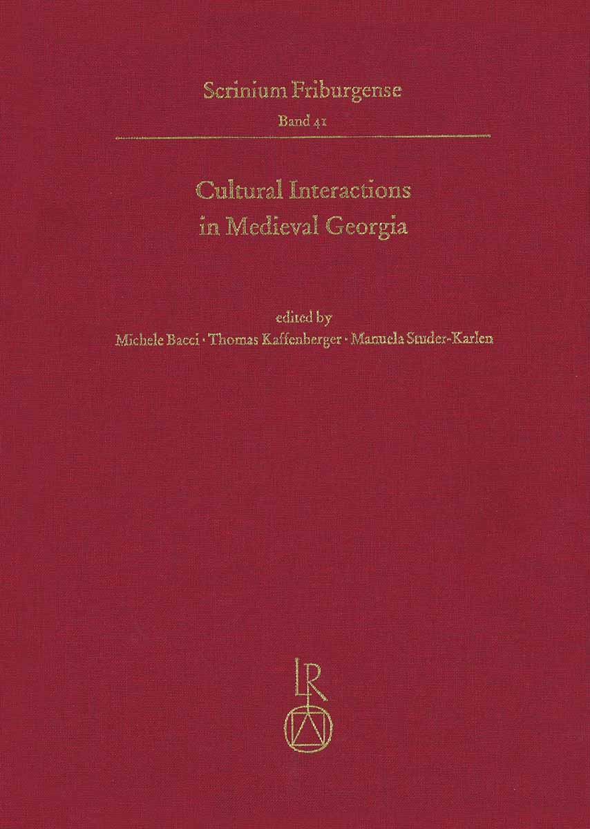 Book cover: Cultural Interactions in Medieval Georgia