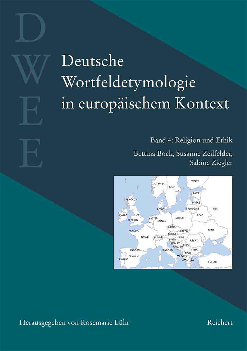 Book cover: Deutsche Wortfeldetymologie in europäischem Kontext (DWEE)
