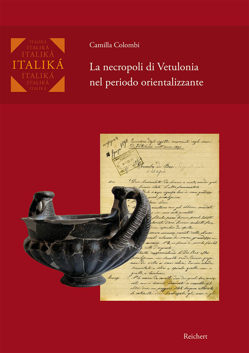 Book cover: La necropoli di Vetulonia nel periodo orientalizzante