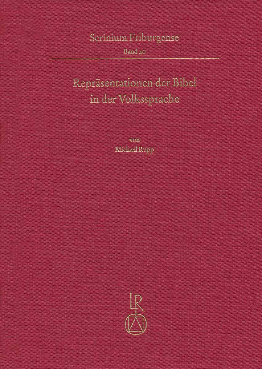 Book cover: Repräsentationen der Bibel in der Volkssprache