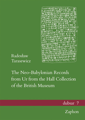 Book cover: The Neo-Babylonian Records from Ur from the Hall Collection of the British Museum