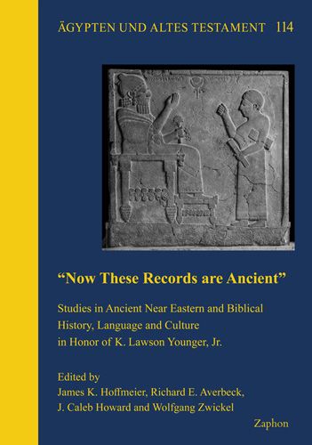 Book cover: ‘Now These Records are Ancient’