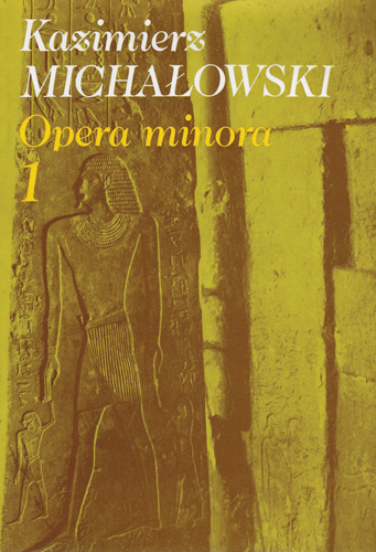 Book cover: Opera Minora 1