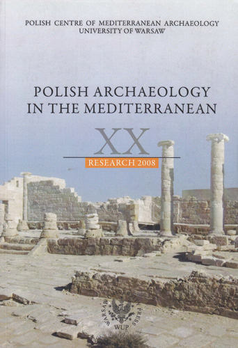 Book cover: Polish Archaeology in the Mediterranean XX, Reports 2008