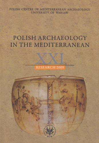 Book cover: Polish Archaeology in the Mediterranean XXI, Reports 2009