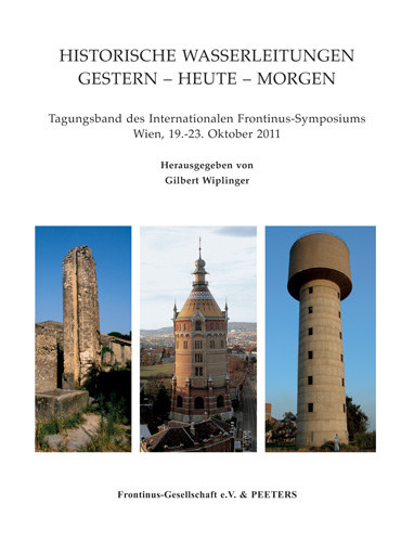 Book cover: Historische Wasserleitungen. Gestern – Heute – Morgen