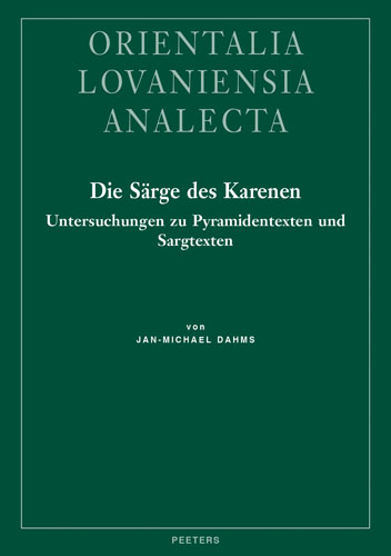 Book cover: Die Särge des Karenen