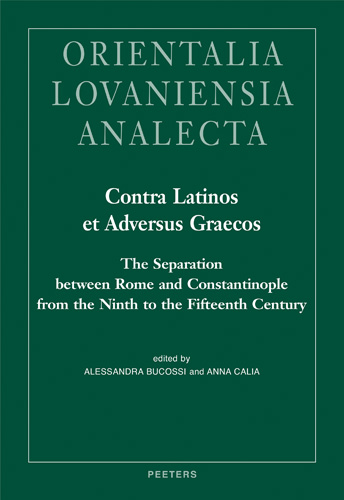 Book cover: Contra Latinos et Adversus Graecos