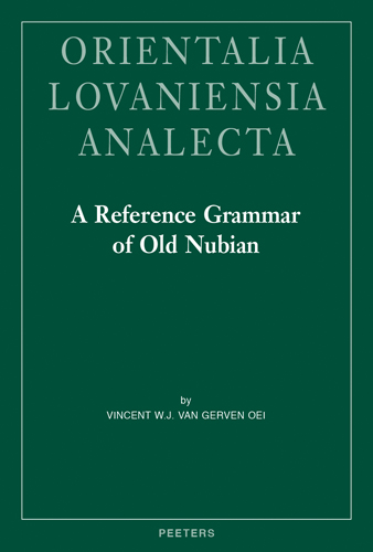 Book cover: A Reference Grammar of Old Nubian