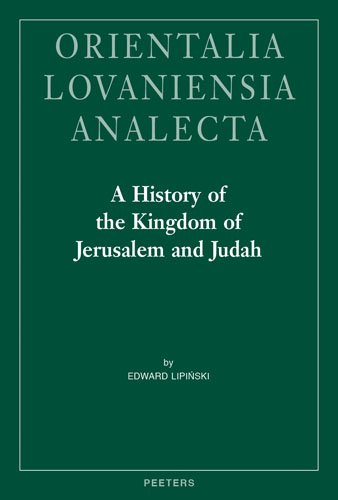 Book cover: A History of the Kingdom of Jerusalem and Judah