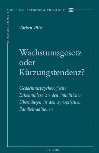 Book cover: Wachstumsgesetz oder Kurzungstendenz?