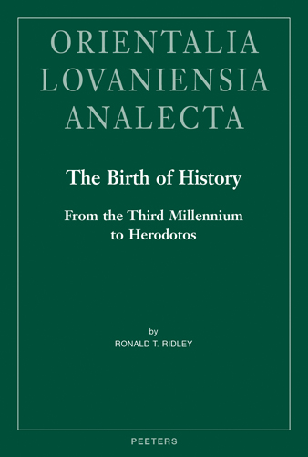 Book cover: The Birth of History
