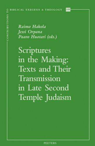 Book cover: Scriptures in the Making