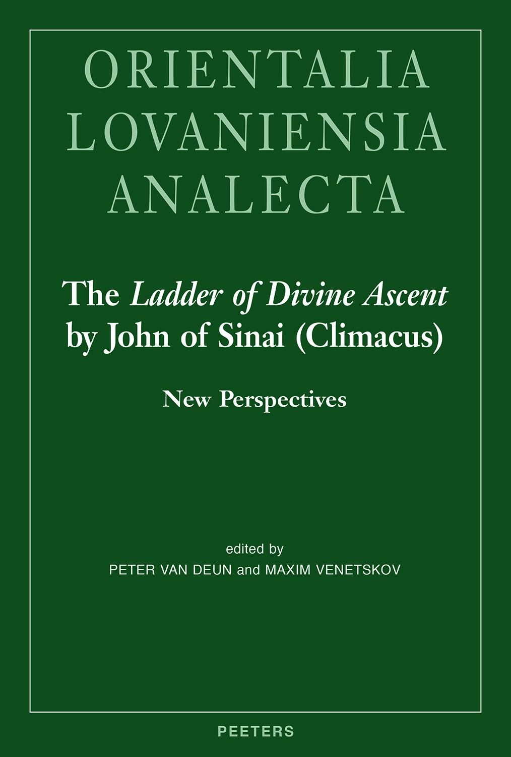 Book cover: The Ladder of Divine Ascent by John of Sinai (Climacus)