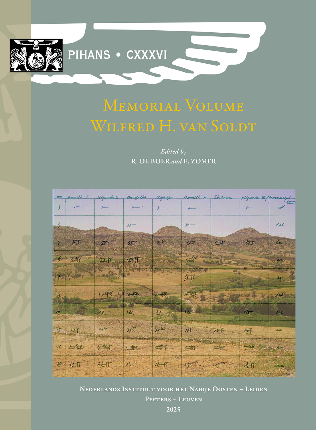 Book cover: Memorial Volume Wilfred H. van Soldt