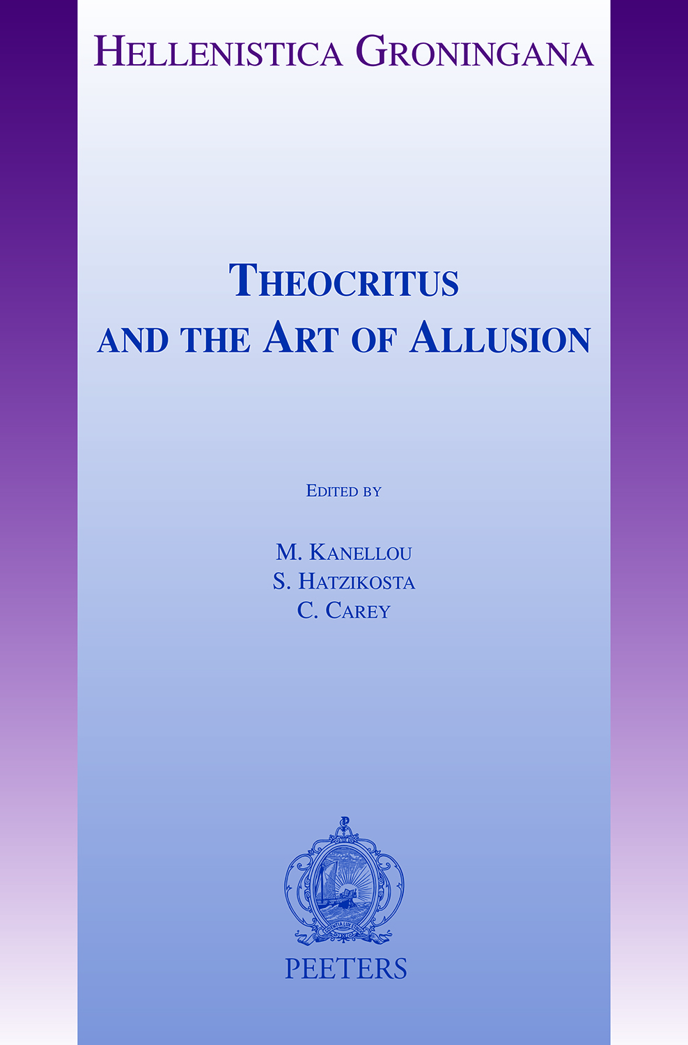 Book cover: Theocritus and the Art of Allusion