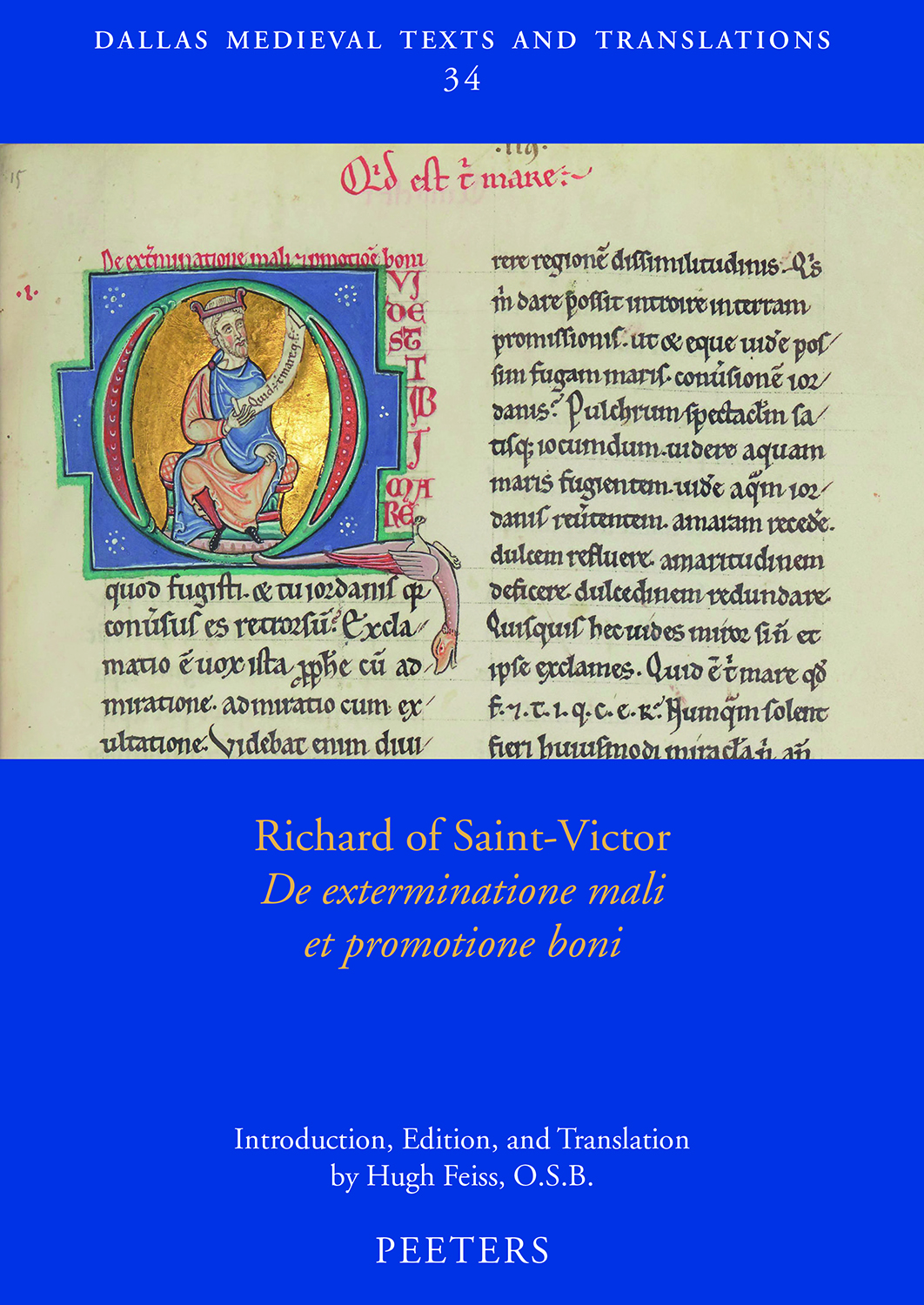 Book cover: Richard of Saint-Victor, ‘De exterminatione mali et promotione boni’