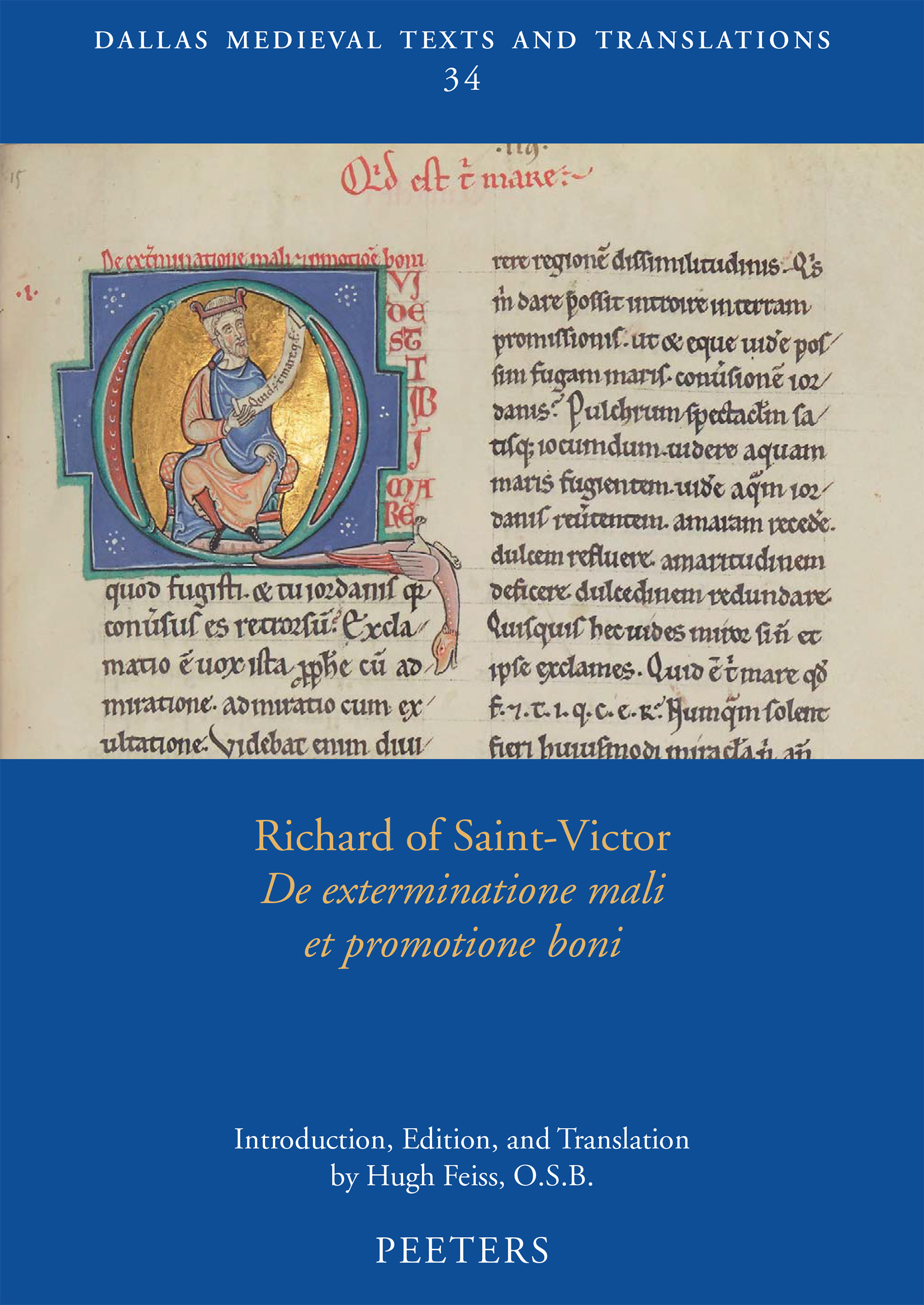 Book cover: Richard of Saint-Victor, ‘De exterminatione mali et promotione boni’
