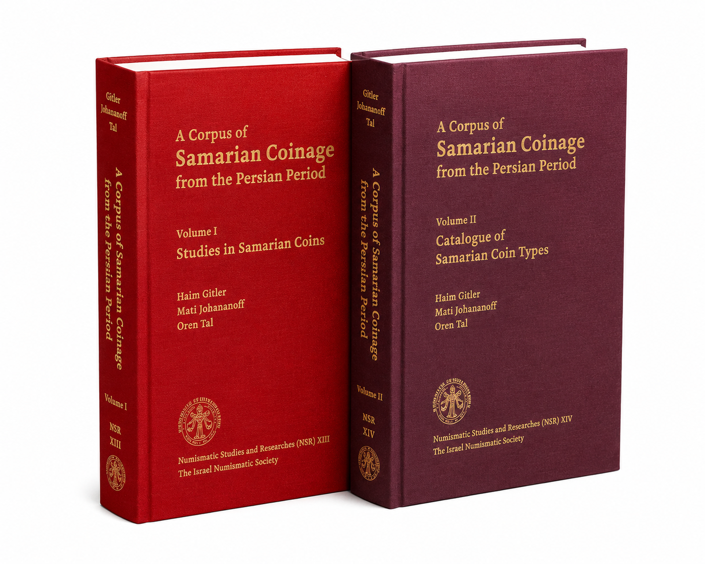 Book cover: A Corpus of Samarian Coinage from the Persian Period, Volumes I & II